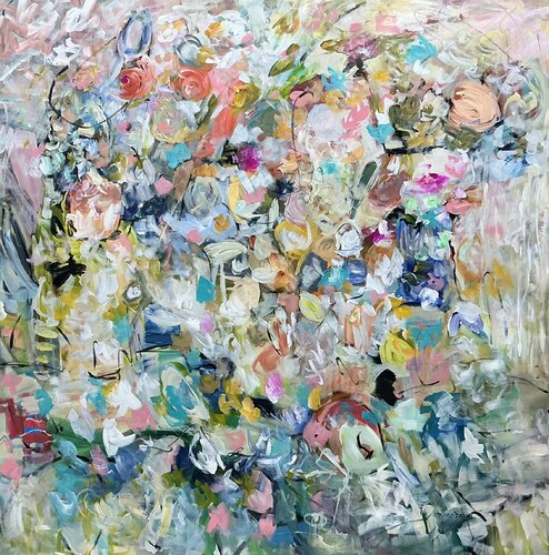 Symphony of Petals by Marie Manon Corbeil, 油畫 for Sale on Singulart