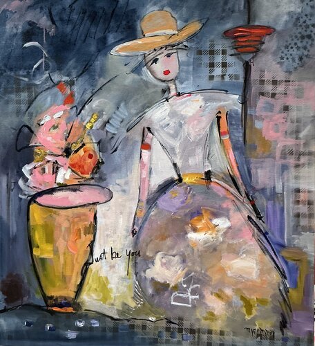 Just be YOU par Marie Manon Corbeil, Peinture en vente sur Singulart