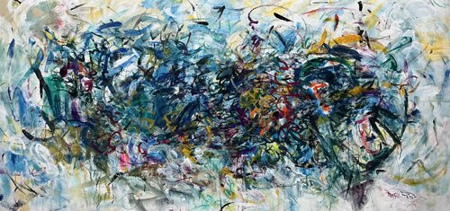 Love Seeking Through by Marie Manon Corbeil, 油畫 for Sale on Singulart