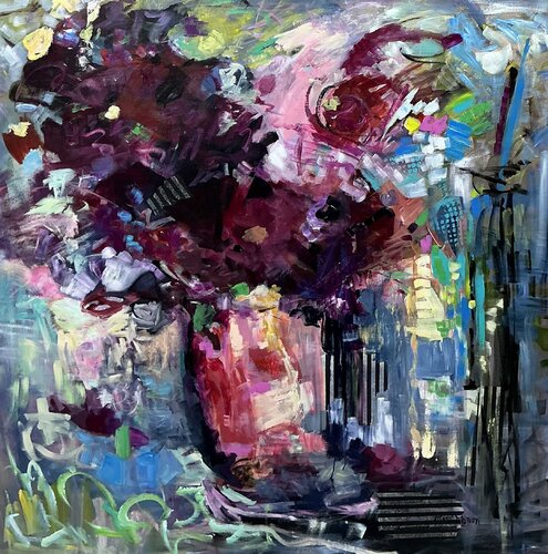 Drama Queen’s Big Sister by Marie Manon Corbeil, 油畫 for Sale on Singulart