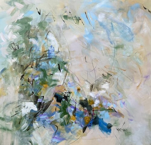 Little Garden di Marie Manon Corbeil, Pittura in vendita su Singulart