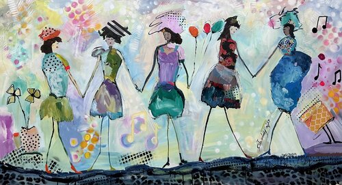 Saturday Night Live von Marie Manon Corbeil, Malerei kaufen auf Singulart