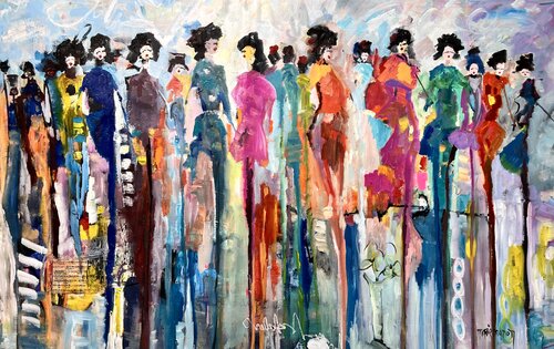 My Friends de Marie Manon Corbeil, Pintura a la venta en Singulart