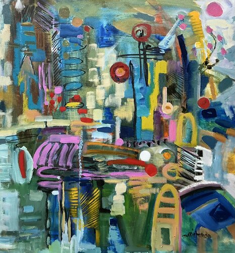 Pinball Machine par Marie Manon Corbeil, Peinture en vente sur Singulart