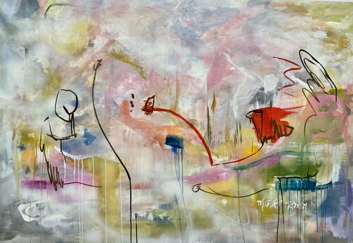 House on the Mountain van Marie Manon Corbeil, Schilderij te koop op Singulart