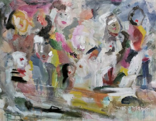 Need Kisses? van Marie Manon Corbeil, Schilderij te koop op Singulart