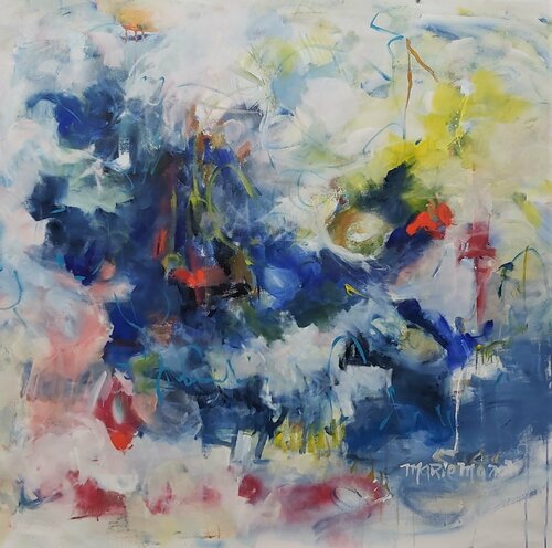 Socialization with Music van Marie Manon Corbeil, Schilderij te koop op Singulart