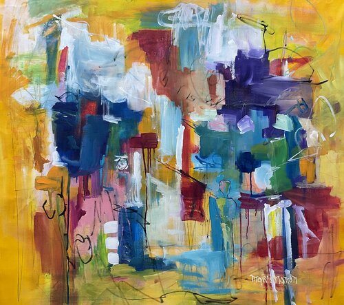 My New York Sunshine van Marie Manon Corbeil, Schilderij te koop op Singulart