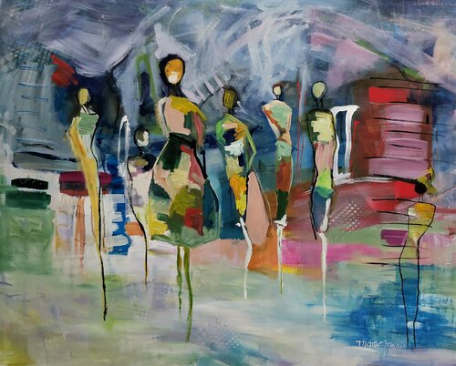 My sister Caroline van Marie Manon Corbeil, Schilderij te koop op Singulart