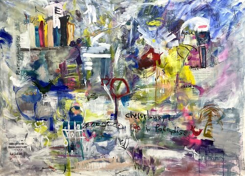 Cheeseburger in Paradise - Tribute a J.Pollock by Marie Manon Marie Manon Corbeil