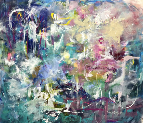 Pour Sugar Over Me - Tribute to Def Leppard van Marie Manon Corbeil, Schilderij te koop op Singulart