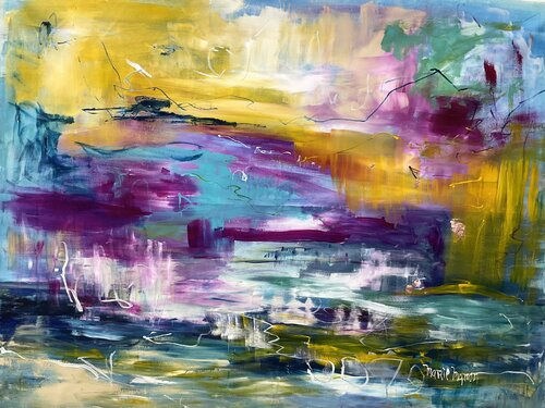 Jump or cry until your tears dry van Marie Manon Corbeil, Schilderij te koop op Singulart