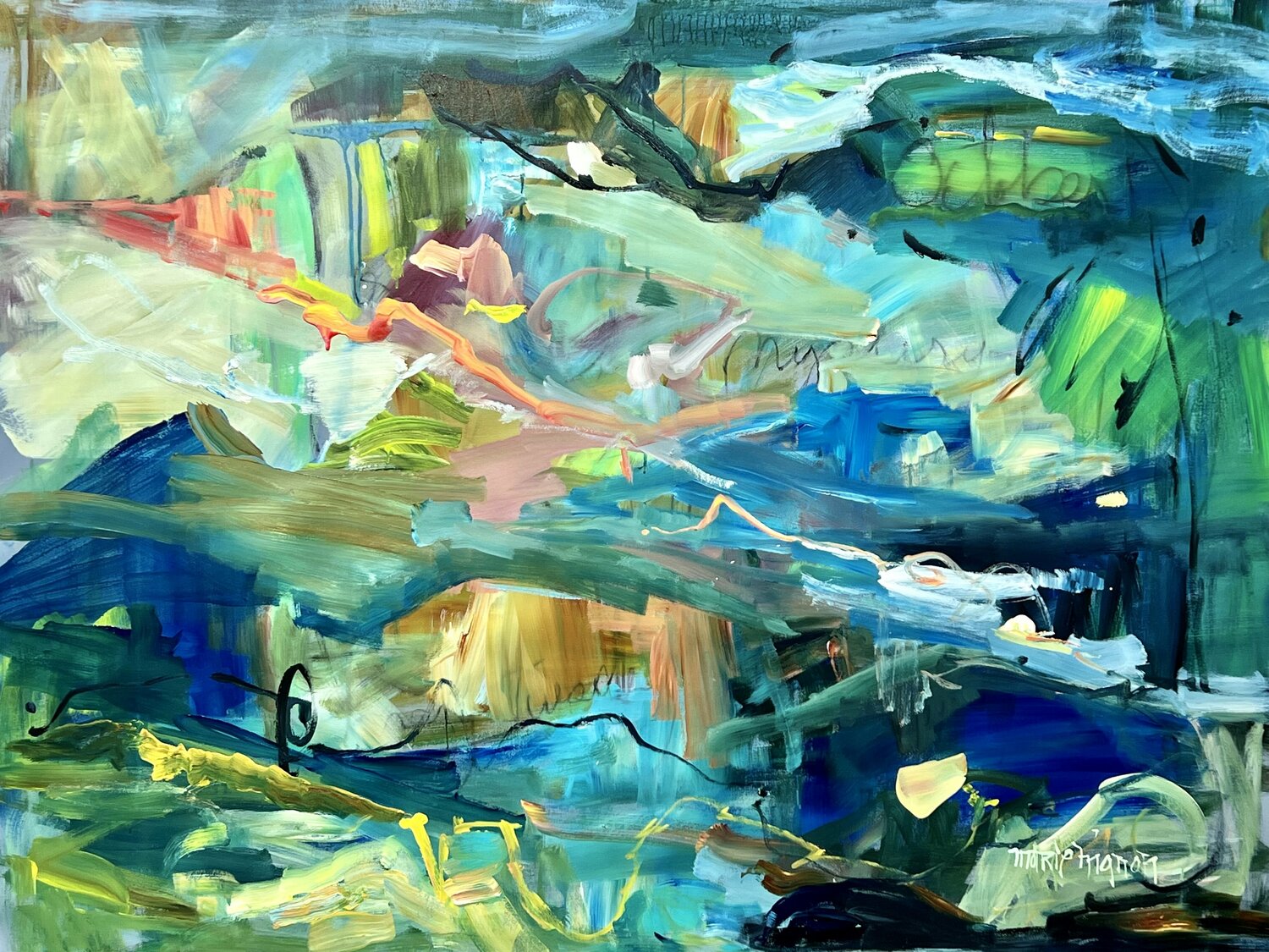 Mystery- DeKooning Style Marie Manon Corbeil