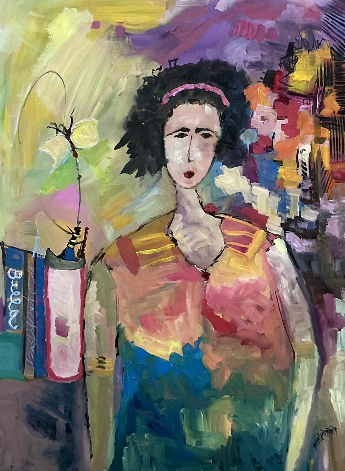 Bella and her butterfly Marie Manon Corbeil