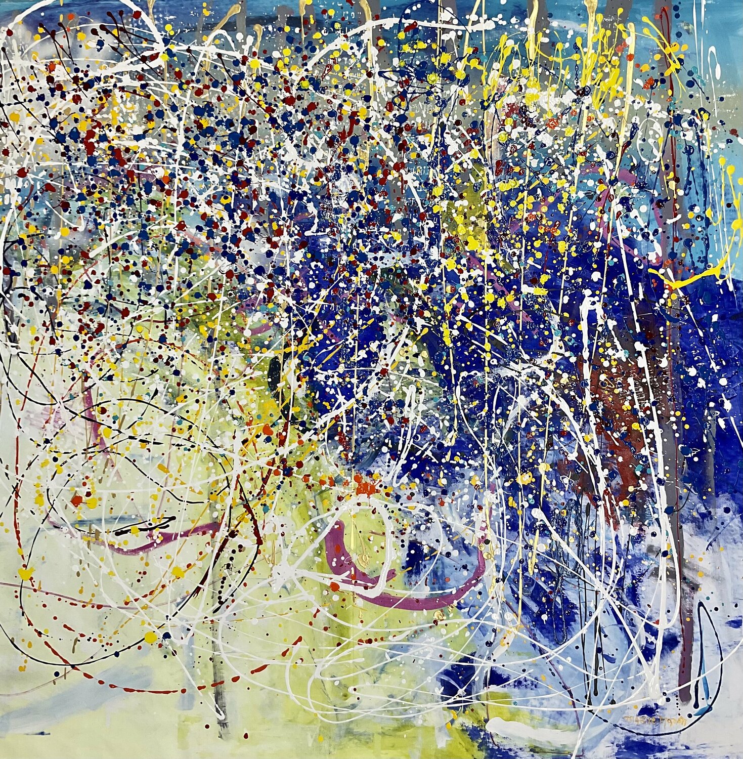 Escape - Inspired by Jackson Pollock Marie Manon Corbeil