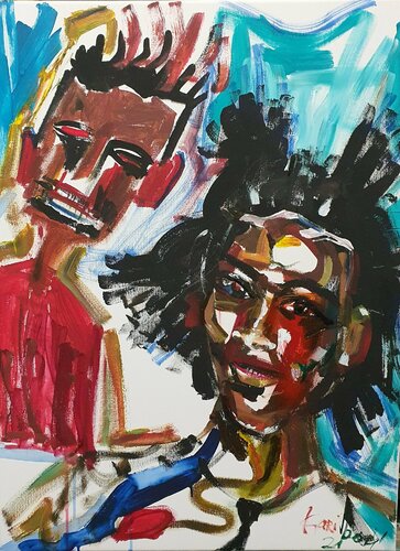 BASQUIAT. di Karibou, Pittura in vendita su Singulart
