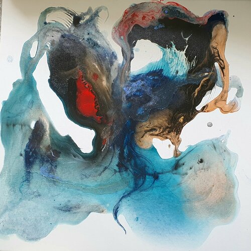 Abstract in flow von Karibou, Malerei kaufen auf Singulart