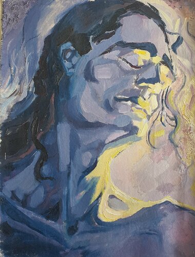 Mysterium eines Mannes. Positive spirit di Karibou, Pittura in vendita su Singulart