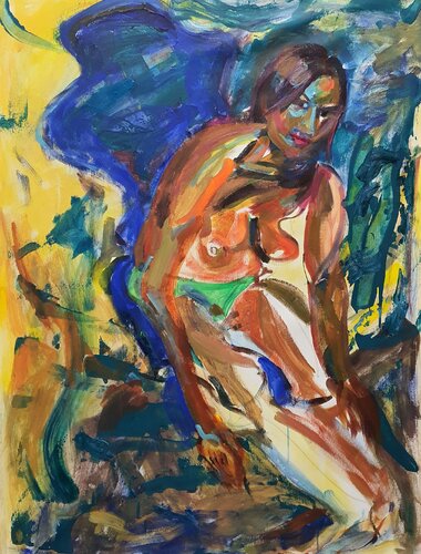 Coup de cœur. di Karibou, Pittura in vendita su Singulart