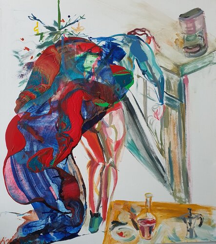 Silvester FEAST. di Karibou, Pittura in vendita su Singulart