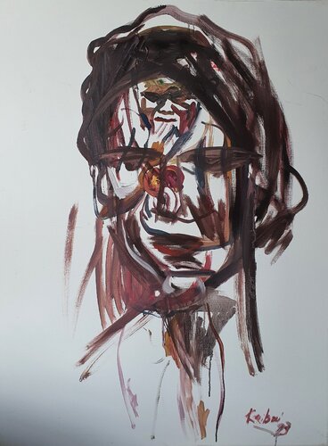 A minimalistic sketch semi ABSTRACT di Karibou, Pittura in vendita su Singulart