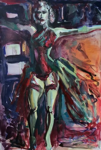 Cabaret by Karibou, Painting for Sale on Singulart
