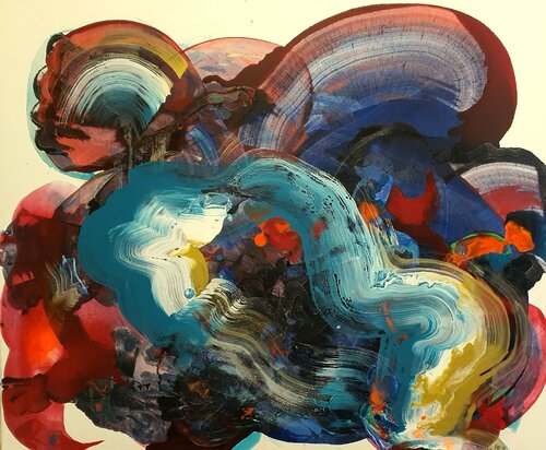 Paris. Rest for the soul. van Karibou, Schilderij te koop op Singulart