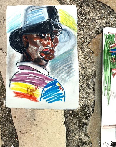 Étude. Portrait eines schwarzen Mannes von Karibou, Malerei kaufen auf Singulart