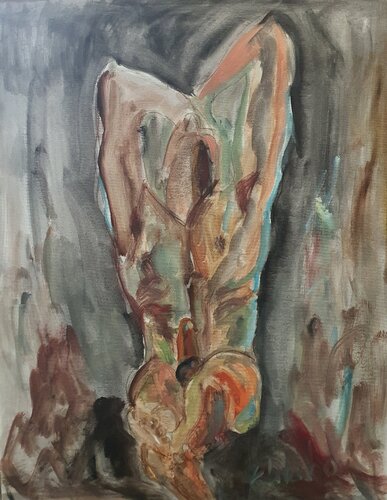 Männliches Akt Malerei di Karibou, Pittura in vendita su Singulart