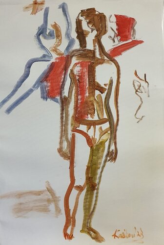 Transience of view. Deeply human 5. von Karibou, Malerei kaufen auf Singulart
