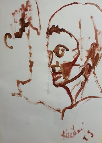 A COUPLE. Anblick. di Karibou, Pittura in vendita su Singulart