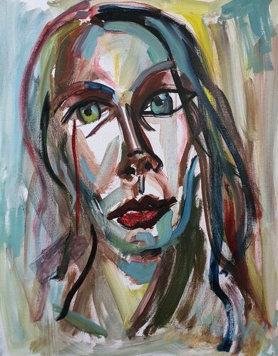 Coup de cœur. di Karibou, Pittura in vendita su Singulart