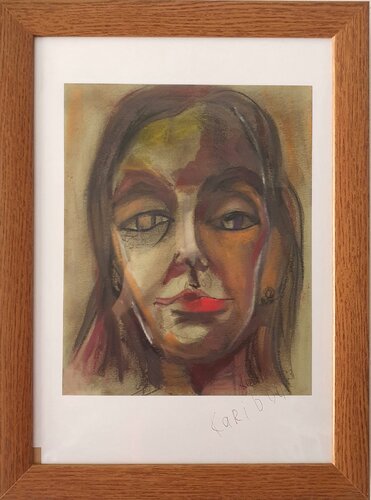 Skurriles Portrait of a girl von Karibou, Malerei kaufen auf Singulart