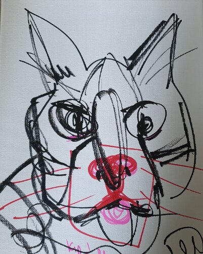 🐱 Katze von Karibou, Malerei kaufen auf Singulart