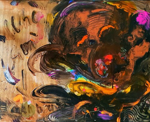 Who am I? Ein Tierchen. di Karibou, Pittura in vendita su Singulart