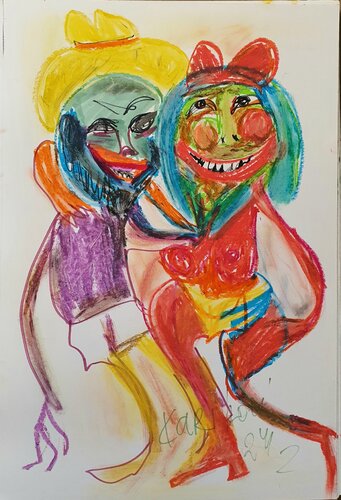 Ein Paar par Karibou, Œuvre sur papier en vente sur Singulart