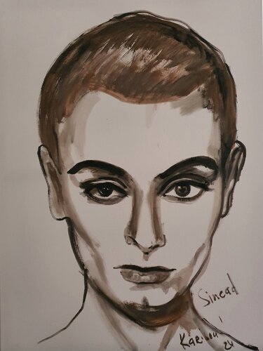 Sinead O'Connor. Rock Star. van Karibou, Schilderij te koop op Singulart