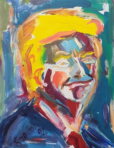 "Trump". Big Brother. van Karibou, Schilderij te koop op Singulart