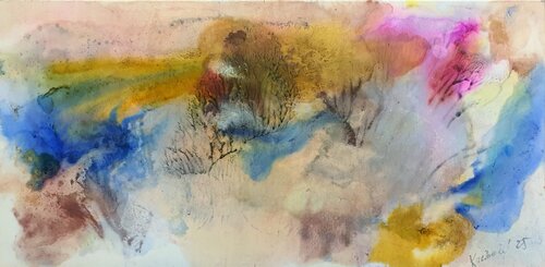 Winter  - Frühling von Karibou, Malerei kaufen auf Singulart