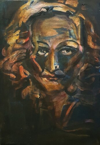Mysteriose Marlene Dietrich van Karibou, Schilderij te koop op Singulart