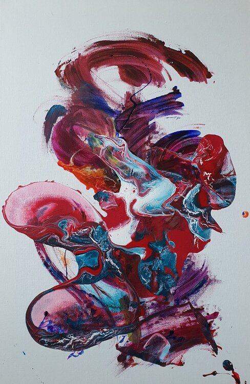 Minimalistic abstract Karibou