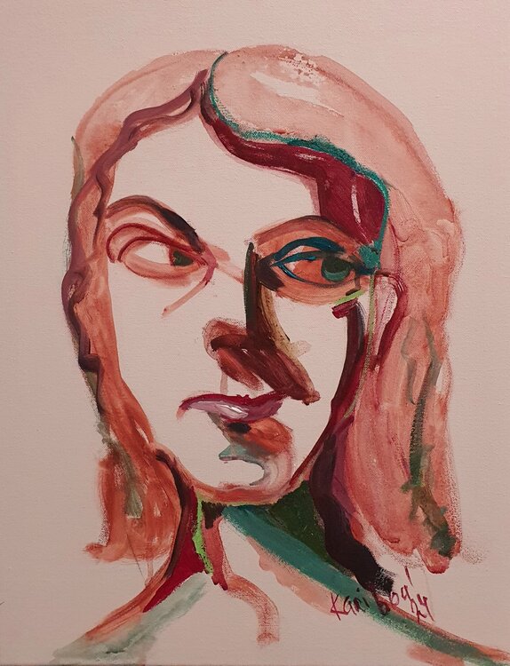 Coup de cœur. Portrait of a WOMAN. Karibou