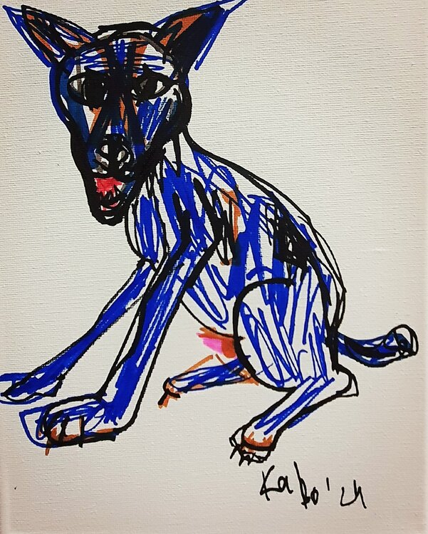 Picasso Dog. Karibou