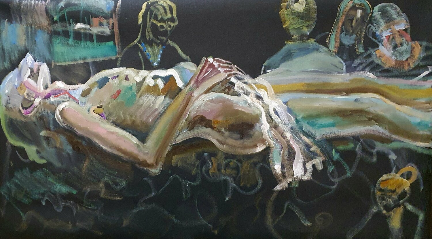 Levitation. Another dimension semi abstract Karibou