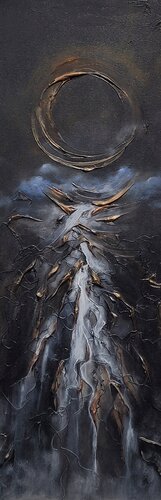 THE BLACK: Eternal Beginnings van Redin Winter, Schilderij te koop op Singulart