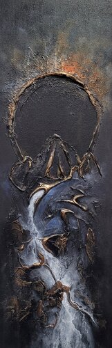 THE BLACK: Unveiling di Redin Winter, Pittura in vendita su Singulart
