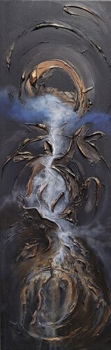 THE BLACK: The Sensual Abyss di Redin Winter, Pittura in vendita su Singulart