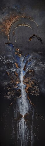 The Black: Sands of Time by Redin Winter, Painting for Sale on Singulart