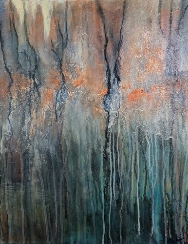 Caught Out in the Rain No.5 van Redin Winter, Schilderij te koop op Singulart