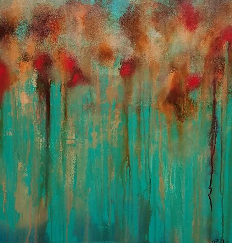 Water Garden van Redin Winter, Schilderij te koop op Singulart